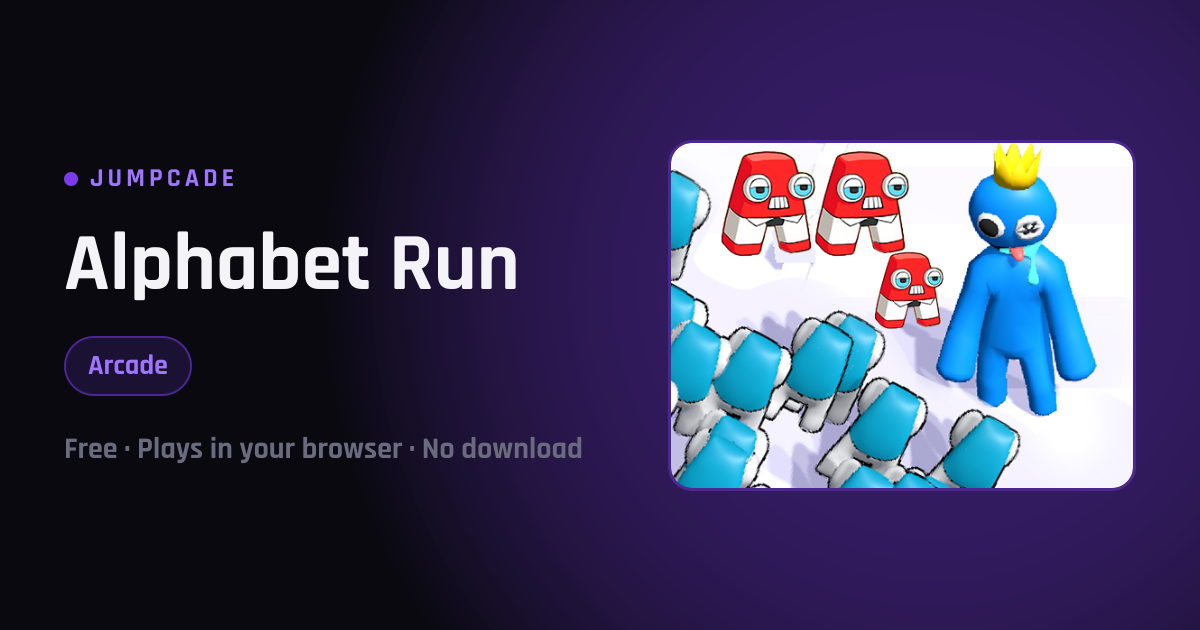 Alphabet Run · Jumpcade