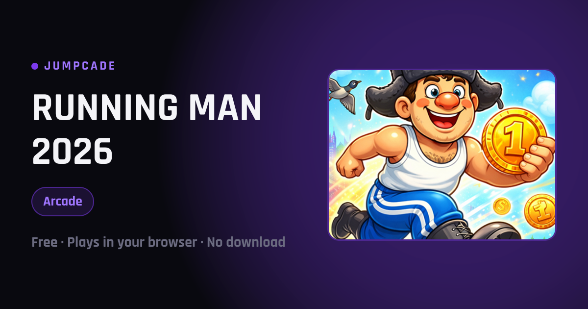RUNNING MAN 2026 · Jumpcade